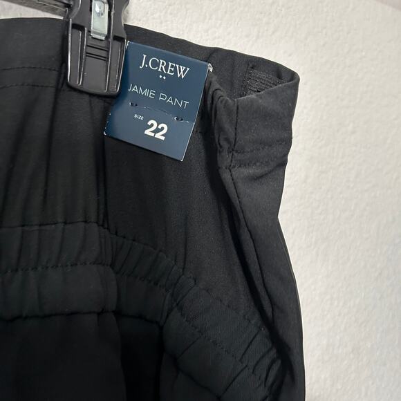 NEW J.Crew Maternity Jamie Classic Dress Pant Black Normcore Minimalist Curvy 22 - Picture 4 of 10